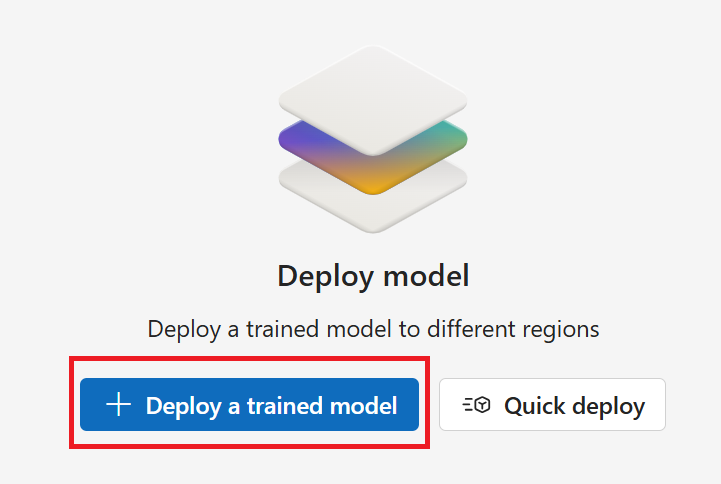 Azure AI Foundry 中部署模型窗口的屏幕截图。