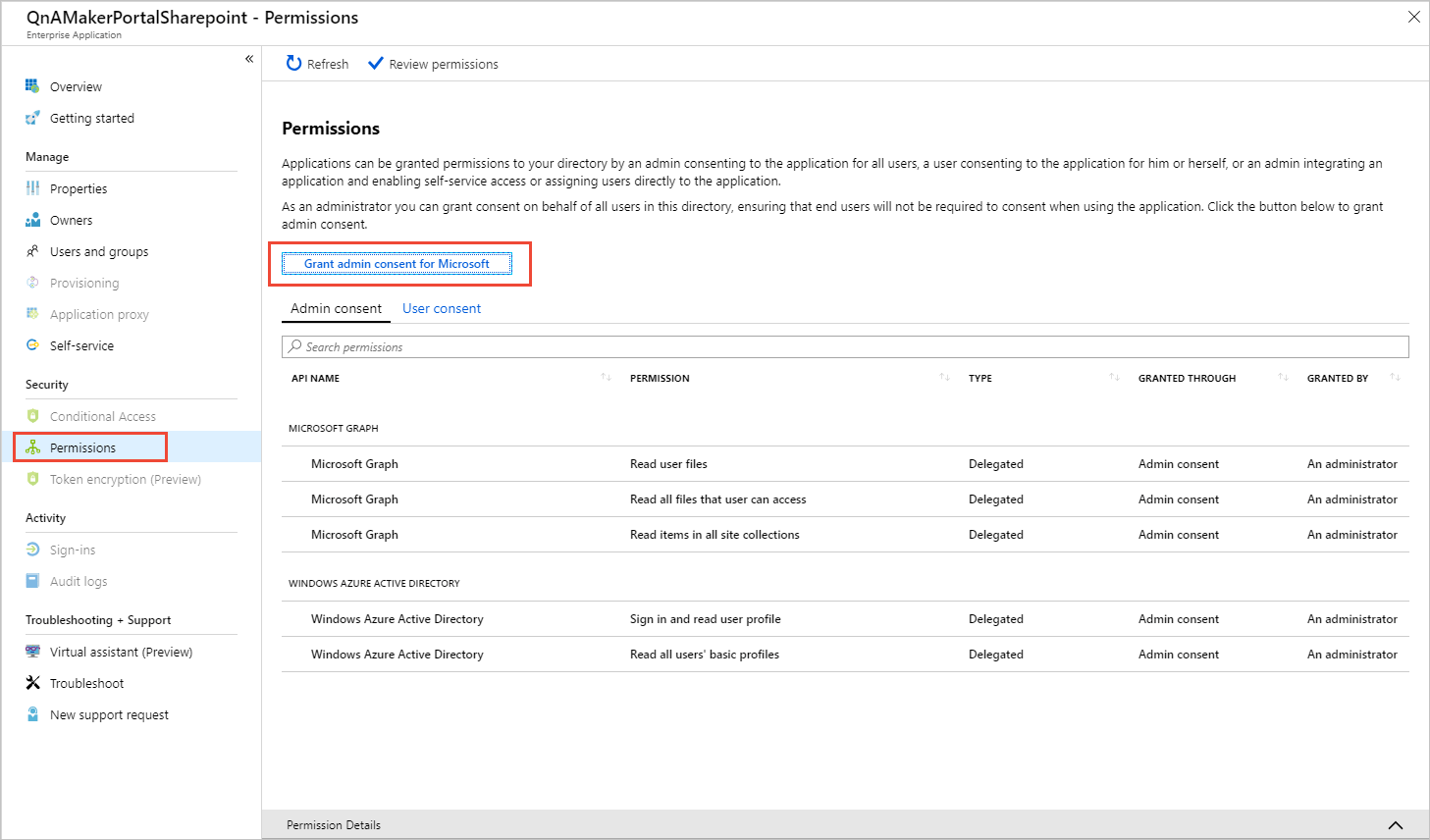 为 Active Directory 管理员选择经过身份验证的用户