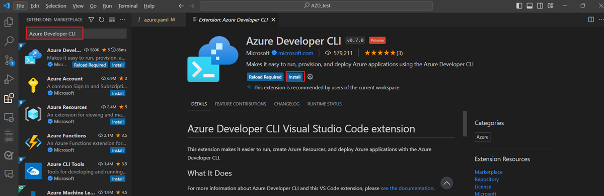 Visual Studio Code 的屏幕截图,其中显示了命令面板中的“登录”命令。