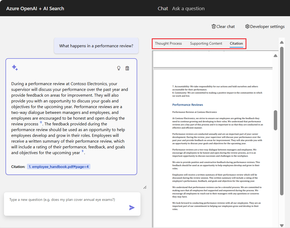 GitHub Codespaces 中打开的右窗格的屏幕截图,其中显示了“引文”选项卡的信息。
