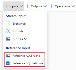 显示 SQL 数据库参考输入节点的屏幕截图。