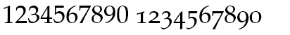 旧样式数字集 使用 OpenType 旧样式数字集的文本使用 OpenType