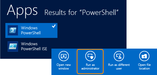 FFR_PowerShellRunAdmin Open Windows PowerShell as administrator