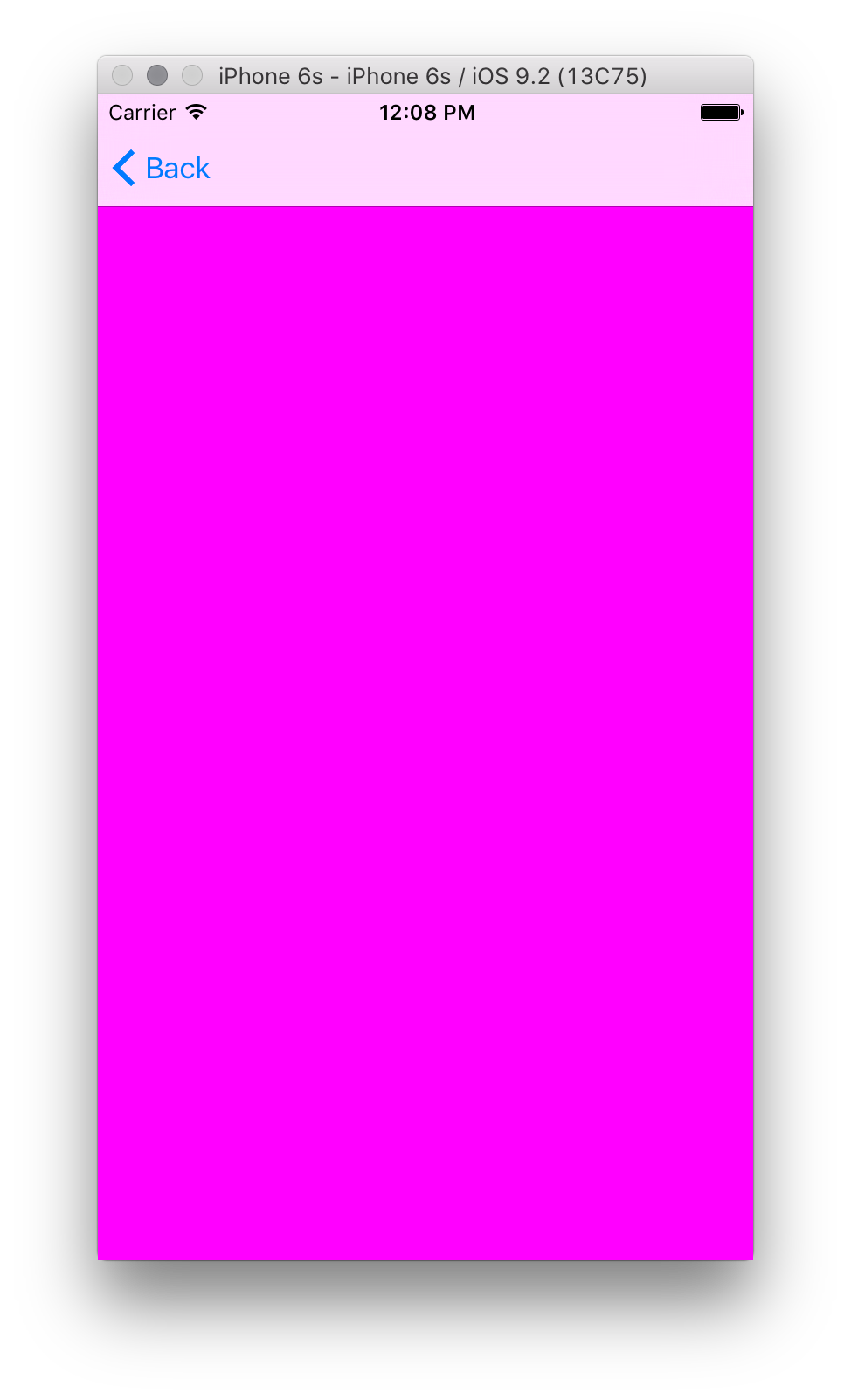 推送到导航堆栈的新视图控制器