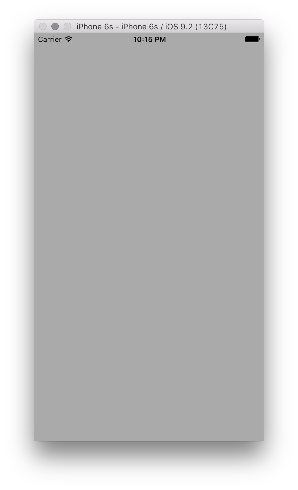 视图的背景为可见的浅灰色