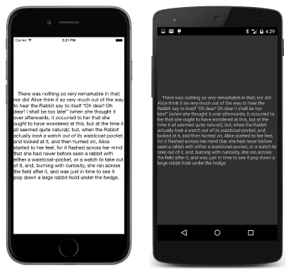 可变格式化标签文本 可变格式化段落的三倍屏幕截图
