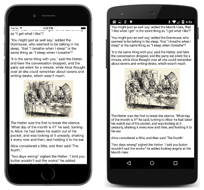 疯帽子茶会一书文本 “疯狂的茶会”的三重屏幕截图