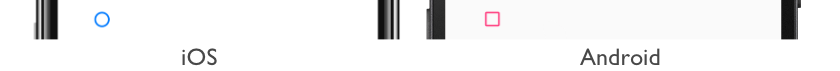 空复选框 iOS 和 Android 上空复选框的屏幕截图