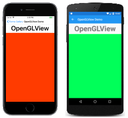 OpenGLView 示例 OpenGLView 示例