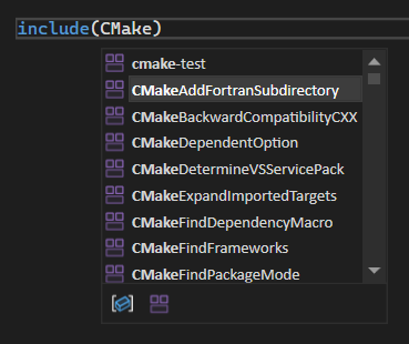 CMake 模块完成