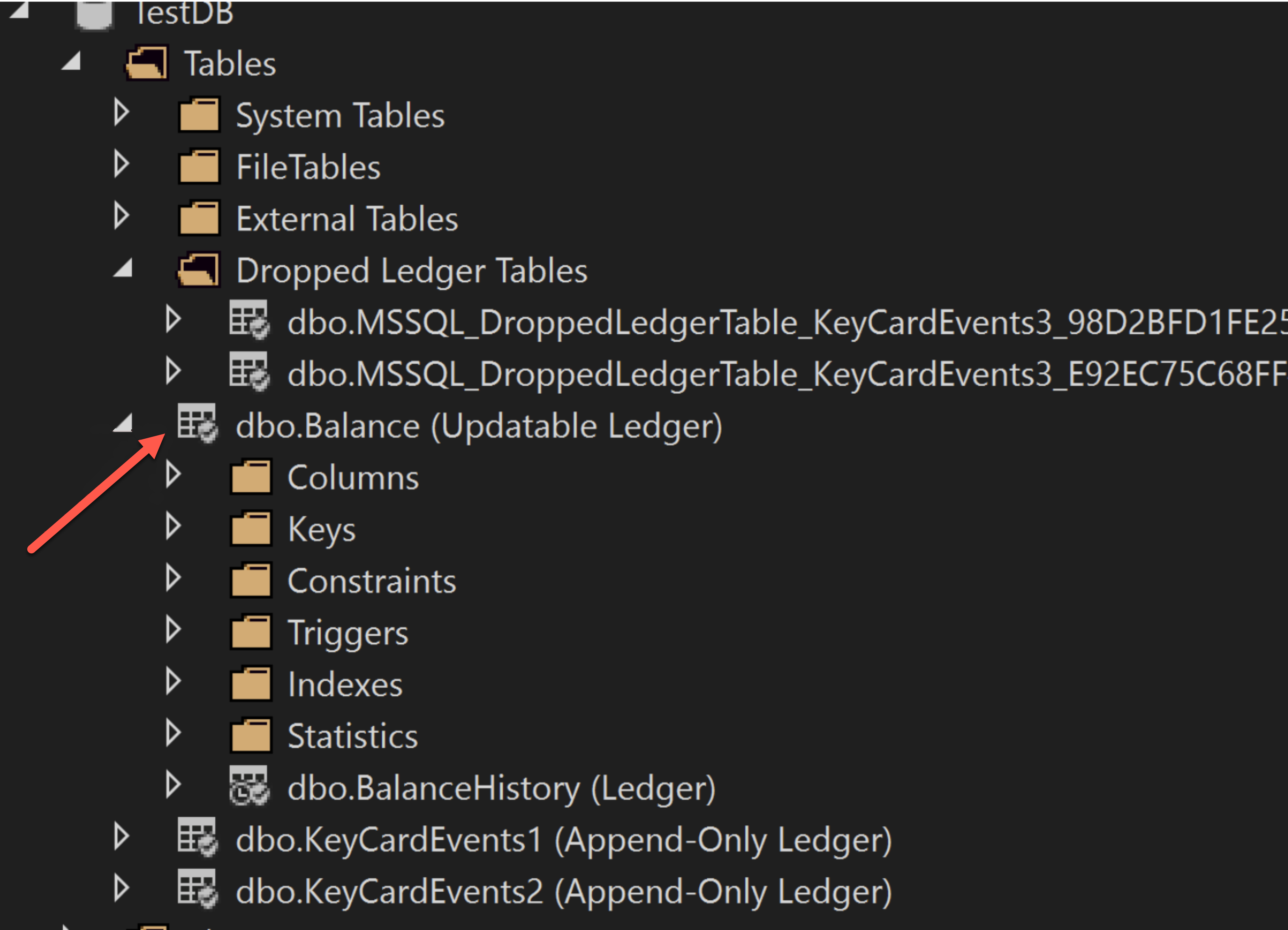SQL 账本